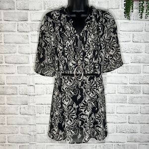 Emma James Vintage 90’s Paisley Top Shirt Boho Hippie Size 1X
